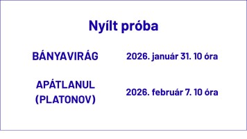 Nyílt próbák a színházban