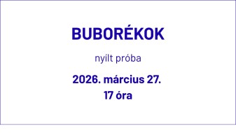 Buborékok nyílt próba