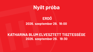 Újra nyílt próbák a színházban